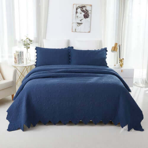 a quilt Hide Bed Frame
