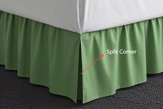 What is Split Corner Bed Skirt?