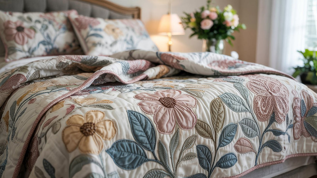 Blooming into Better Sleep: How a Floral Quilt Enhances Your Sleep Health Journey