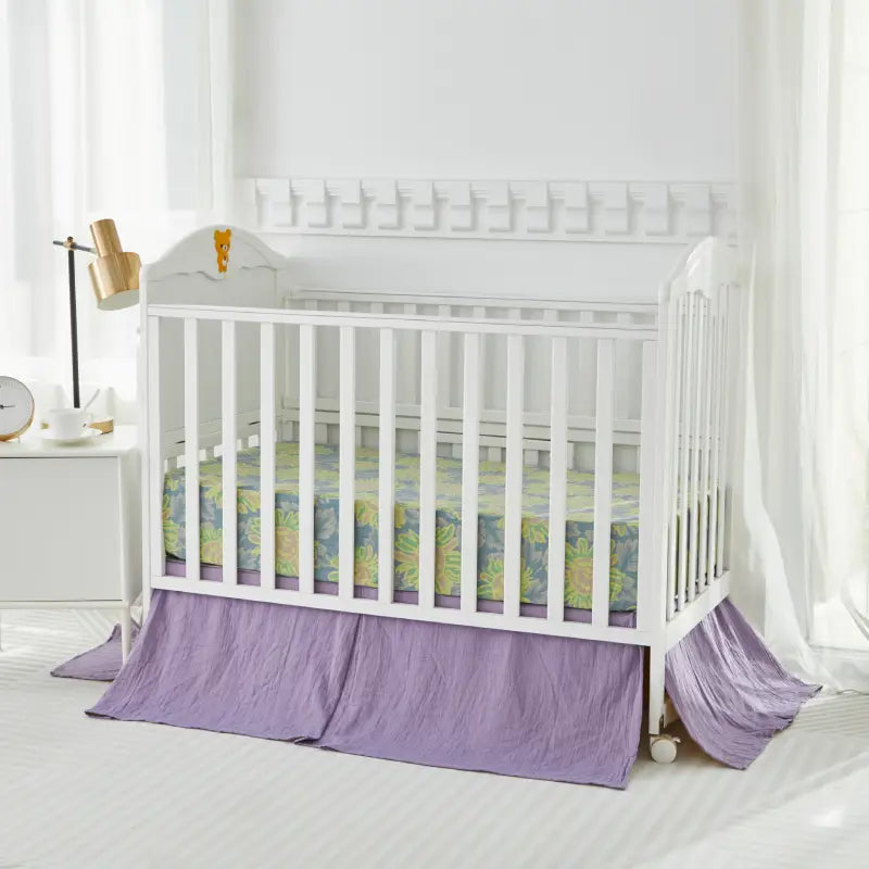 Crib Bedding Set - Muslin Sunflower Garden