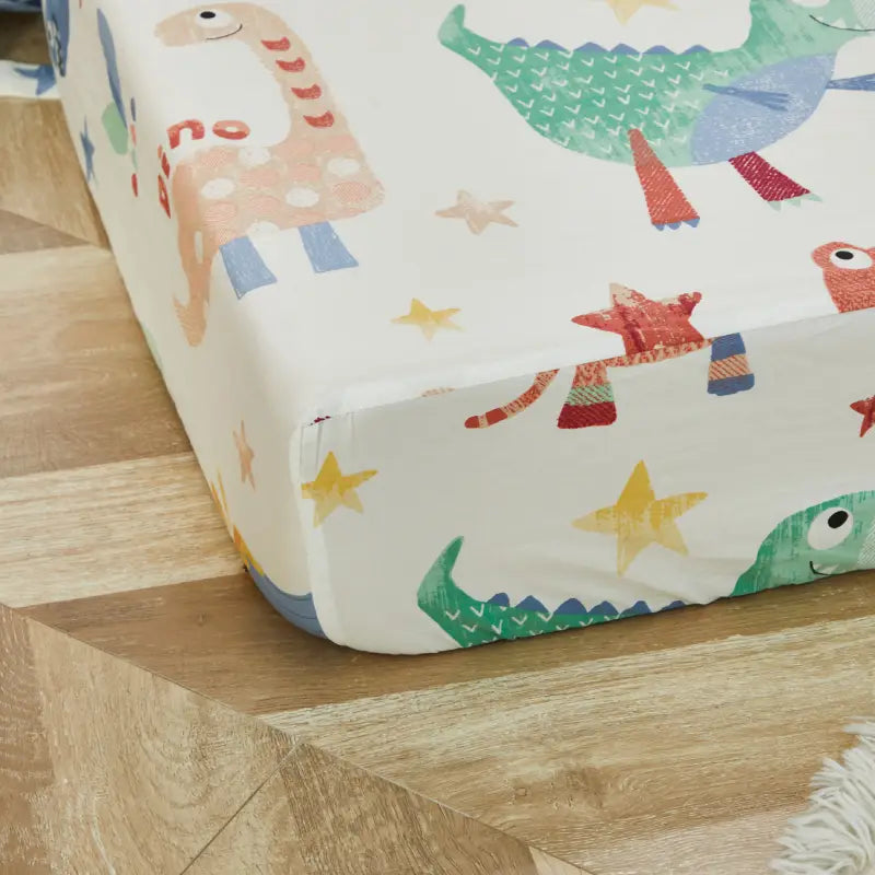 Crib Bedding Set - Lava Dino