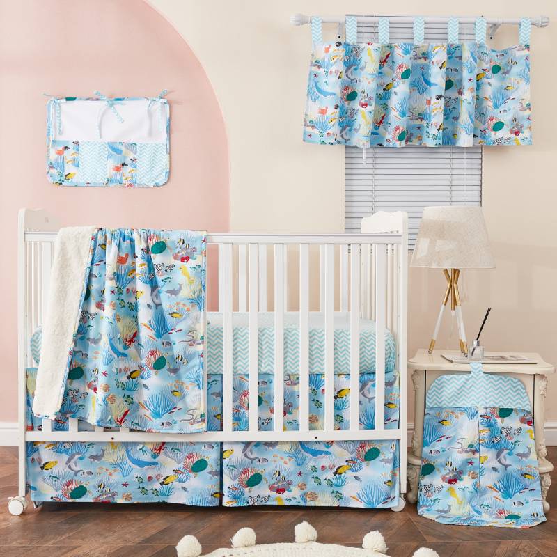 Brandream Adventure Themed Crib Bedding Brandream Galaxy 3-Piece