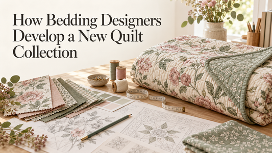 How Bedding Designers Develop a New Quilt Collection