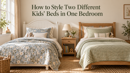 How to Style Two Different Kids’ Beds in One Bedroom