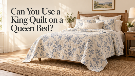 Can You Use a King Quilt on a Queen Bed?