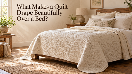 What Makes a Quilt Drape Beautifully Over a Bed?
