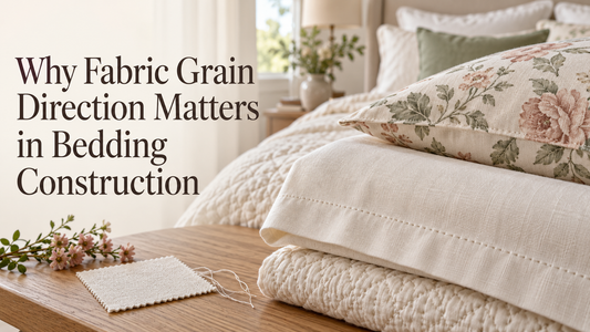 Why Fabric Grain Direction Matters in Bedding Construction