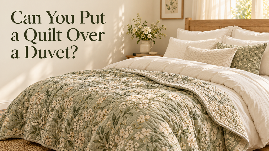 Can You Put a Quilt Over a Duvet?