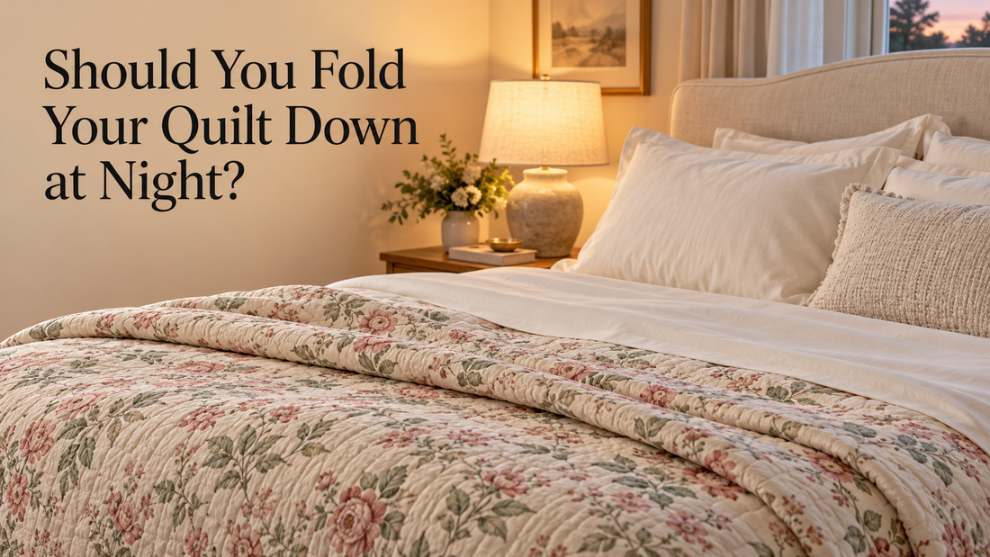 Should You Fold Your Quilt Down at Night?
