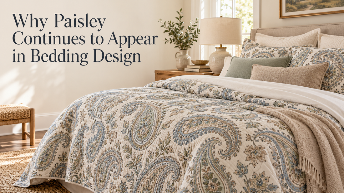 Why Paisley Continues to Appear in Bedding Design