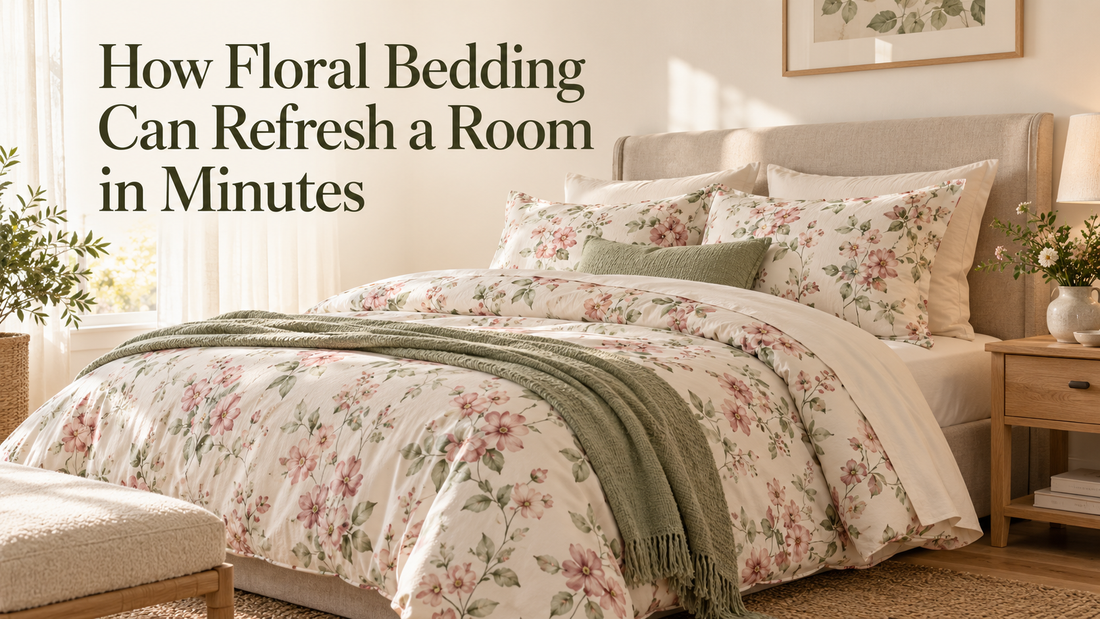 How Floral Bedding Can Refresh a Room in Minutes