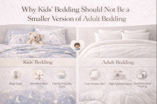 Why Kids’ Bedding Should Not Be a Smaller Version of Adult Bedding