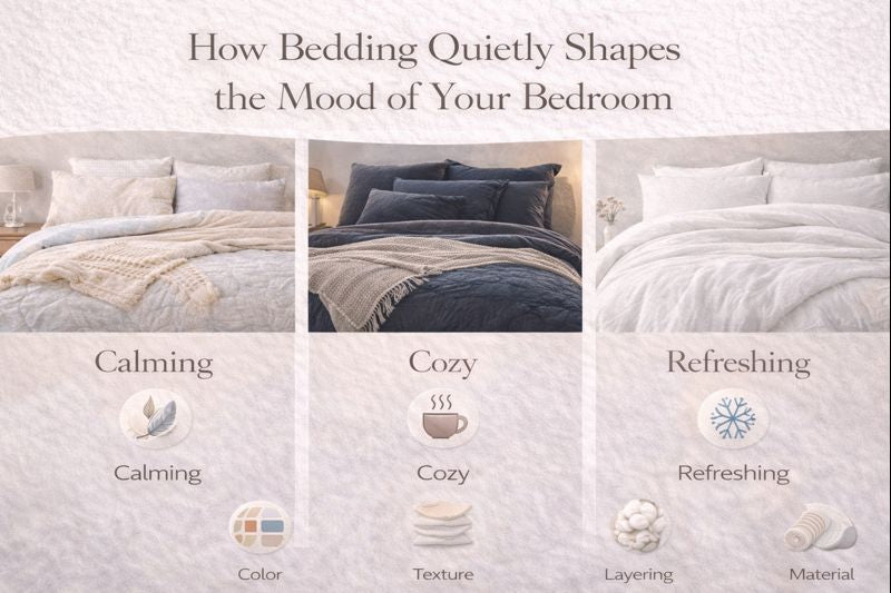 How Bedding Quietly Shapes the Mood of Your Bedroom