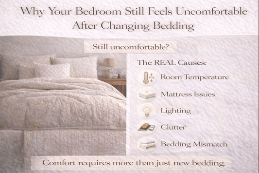 Why Your Bedroom Still Feels Uncomfortable After Changing Bedding