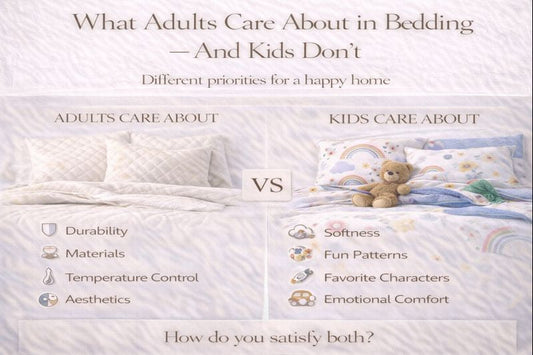 What Adults Care About in Bedding — And Kids Don’t