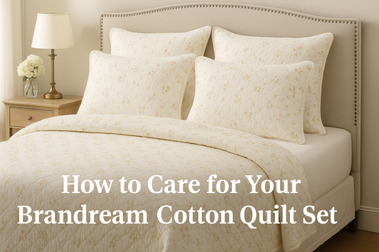 How to Care for Your Brandream Cotton Quilt Set