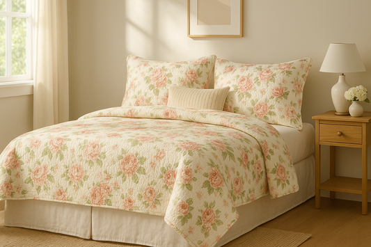 Floral Elegance: Styling Your Room with Brandream Quilt Sets