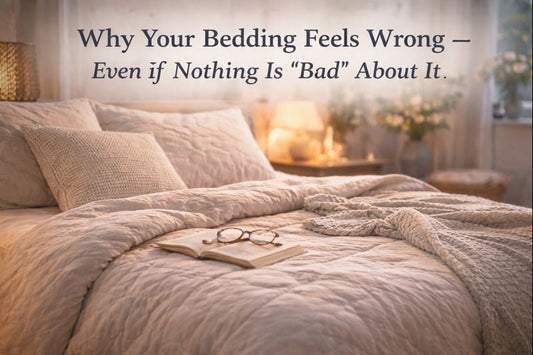 Why Your Bedding Feels Wrong — Even If Nothing Is “Bad” About It