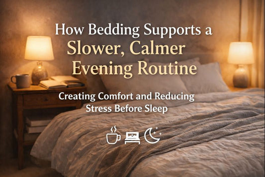 How Bedding Supports a Slower, Calmer Evening Routine