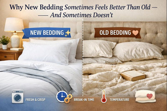 Why New Bedding Sometimes Feels Better Than Old — And Sometimes Doesn’t