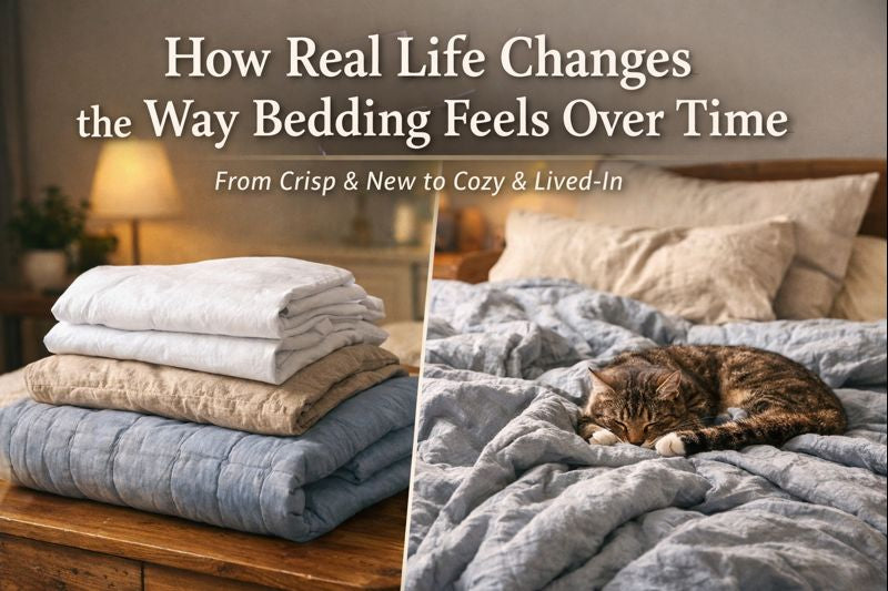 How Real Life Changes the Way Bedding Feels Over Time