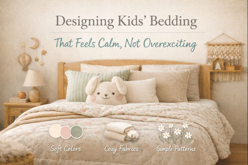 Designing Kids’ Bedding That Feels Calm, Not Overexciting