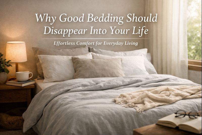 Why Good Bedding Should Disappear Into Your Life