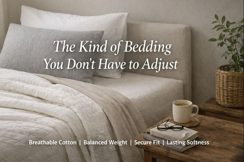 The Kind of Bedding You Don’t Have to Adjust