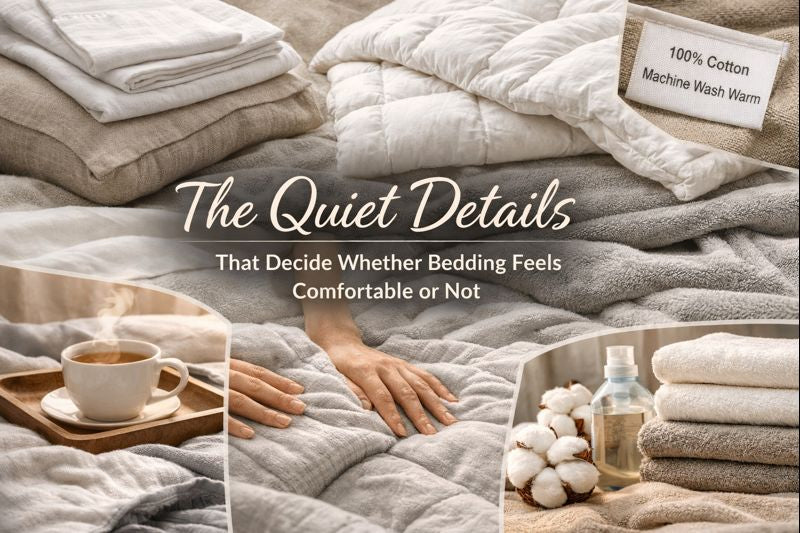 The Quiet Details That Decide Whether Bedding Feels Comfortable or Not