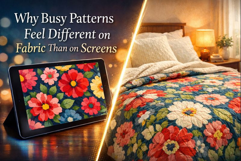 Why Busy Patterns Feel Different on Fabric Than on Screens