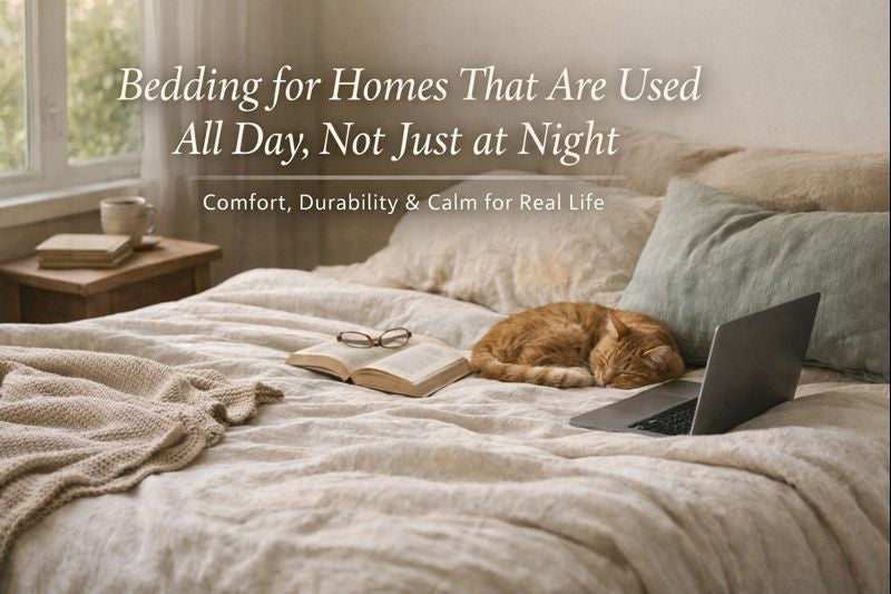 Bedding for Homes That Are Used All Day, Not Just at Night