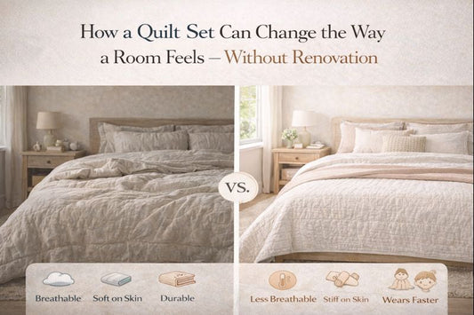 How a Quilt Set Can Change the Way a Room Feels — Without Renovation