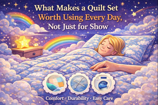 What Makes a Quilt Set Worth Using Every Day, Not Just for Show