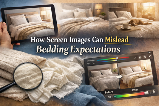 How Screen Images Can Mislead Bedding Expectations