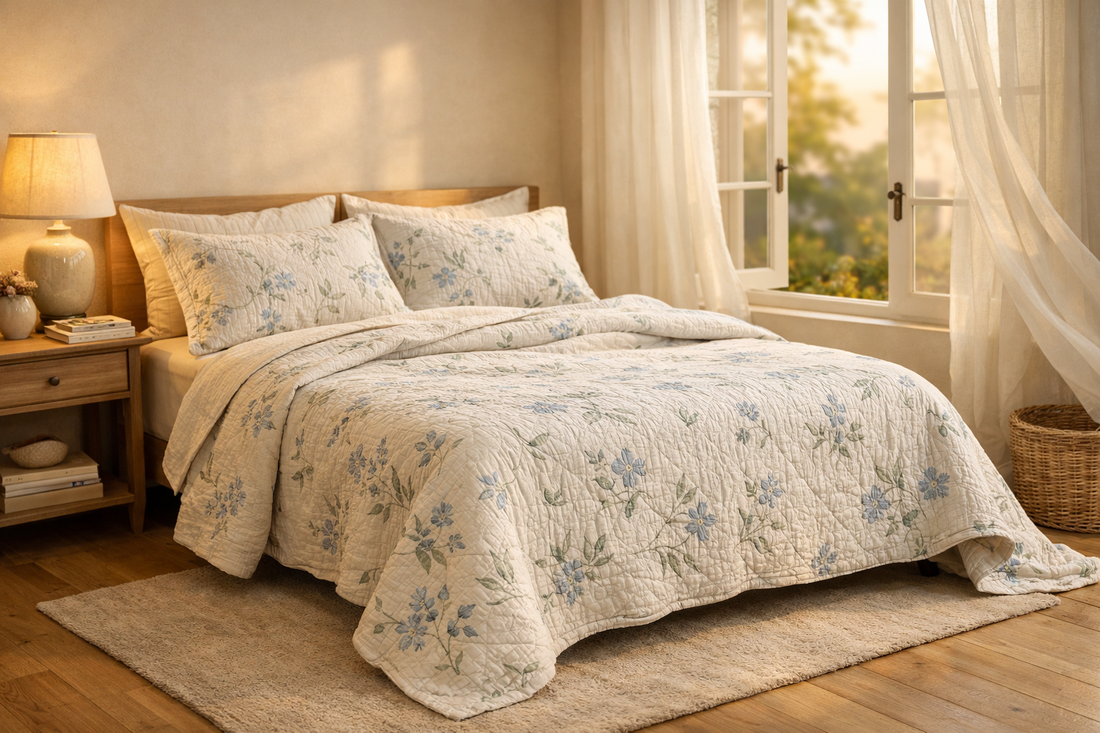 The Bedding You Use When It’s Not Too Hot or Too Cold