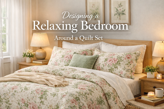 Designing a Relaxing Bedroom Around a Quilt Set