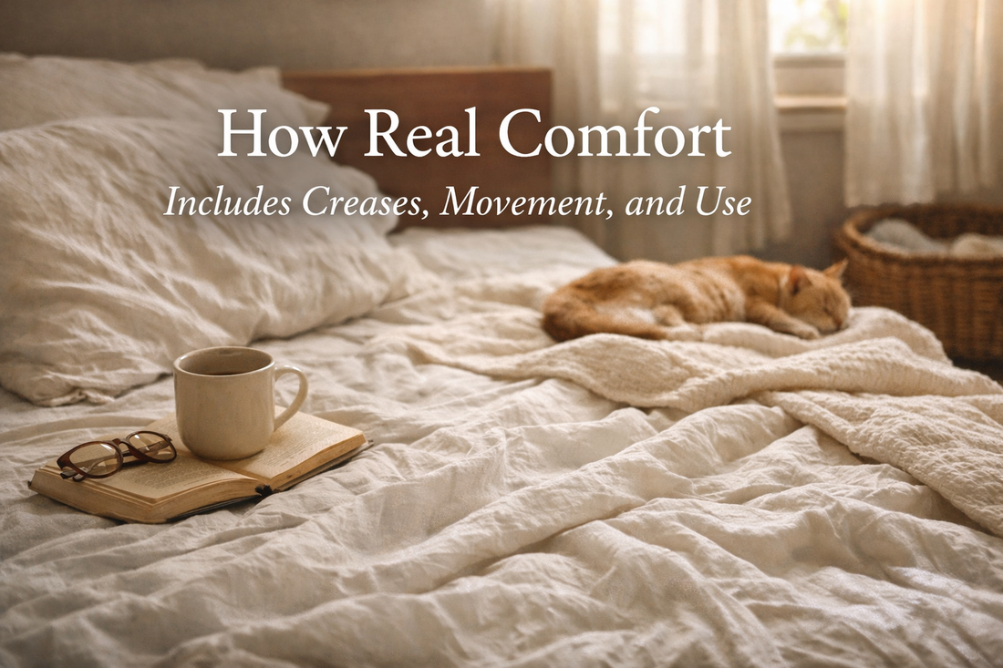 How Real Comfort Includes Creases, Movement, and Use