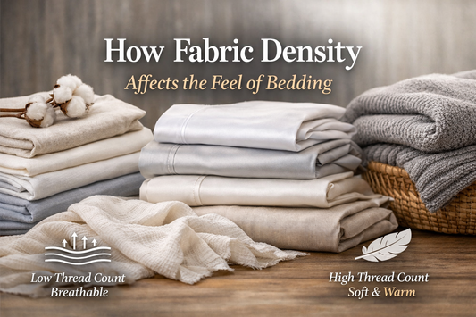 How Fabric Density Affects the Feel of Bedding
