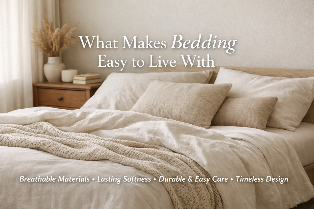 What Makes Bedding Easy to Live With
