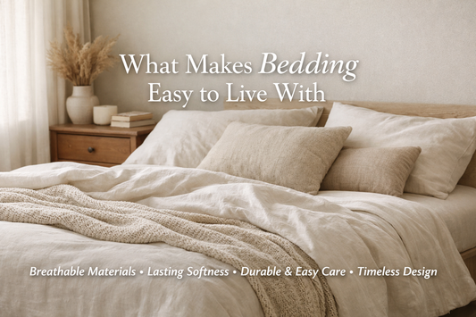 What Makes Bedding Easy to Live With