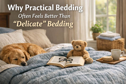 Why Practical Bedding Often Feels Better Than “Delicate” Bedding