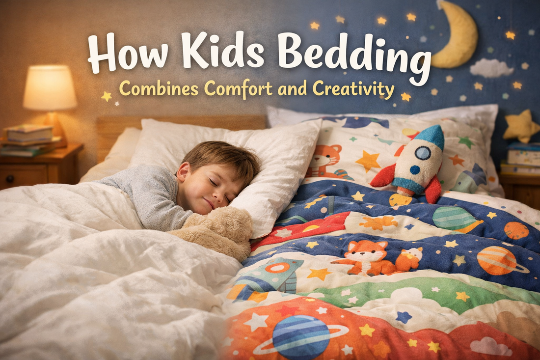How Kids Bedding Combines Comfort and Creativity