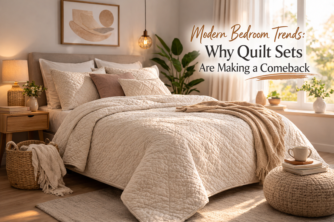 Modern Bedroom Trends: Why Quilt Sets Are Making a Comeback