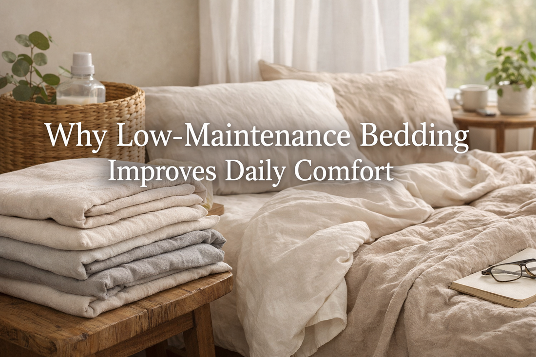 Why Low-Maintenance Bedding Improves Daily Comfort