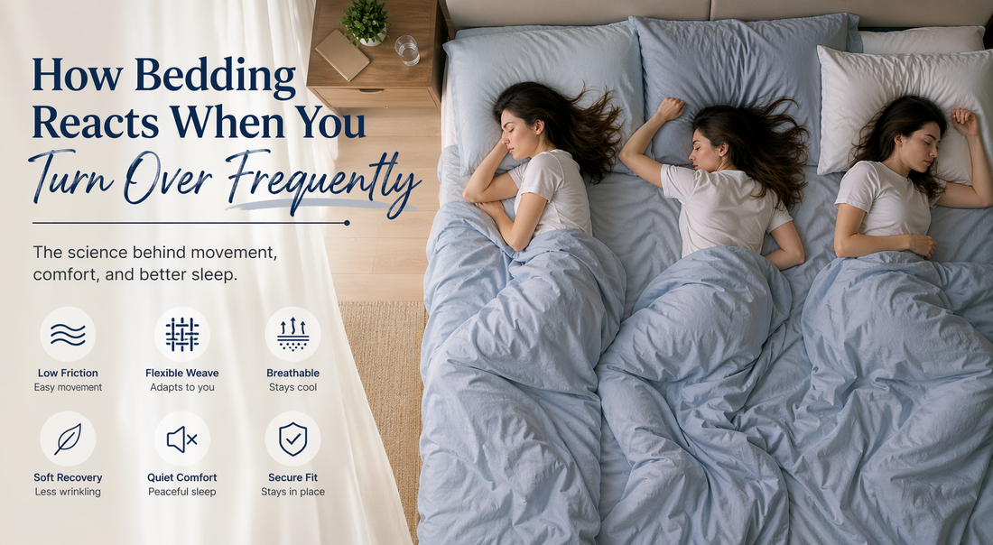 How Bedding Reacts When You Turn Over Frequently