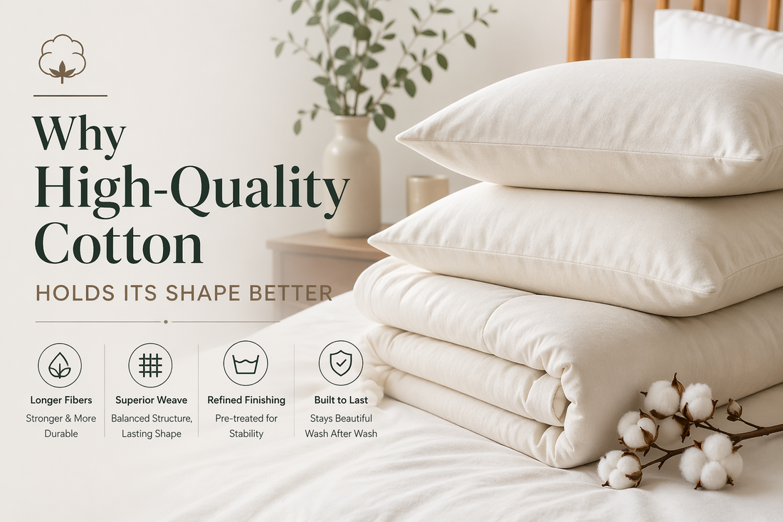 Why High-Quality Cotton Holds Its Shape Better