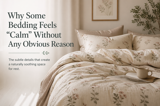 Why Some Bedding Feels “Calm” Without Any Obvious Reason