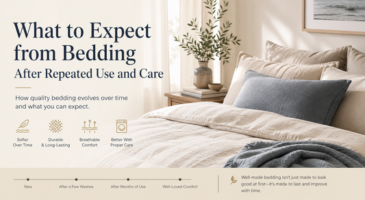 What to Expect from Bedding After Repeated Use and Care