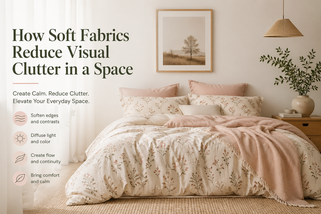 How Soft Fabrics Reduce Visual Clutter in a Space