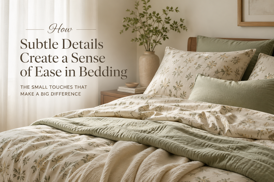 How Subtle Details Create a Sense of Ease in Bedding